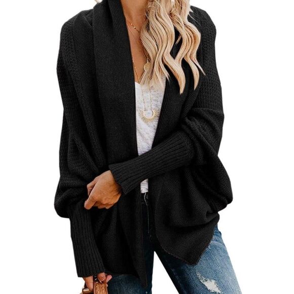 Chunky Knit Oversized Cardigan Sweater - Picture 1 of 3